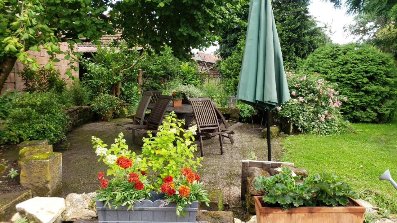 Gite Au Petit Ruisseau-Etage Et Combles-Maison Alsacienne 4 Personnes 4 Nuitees Minimum Langensoultzbach Eksteriør bilde